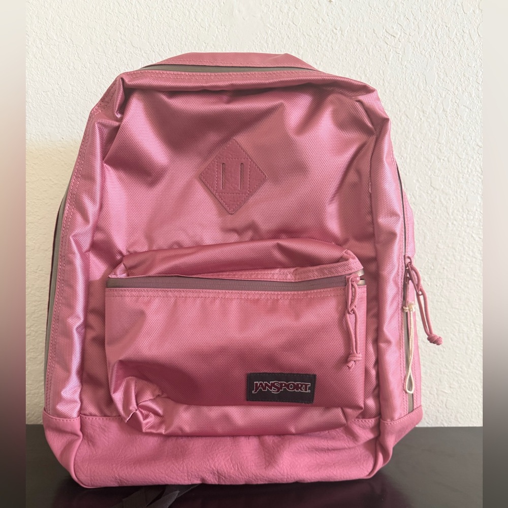 Jansport Pink and Black Backpack NWOT